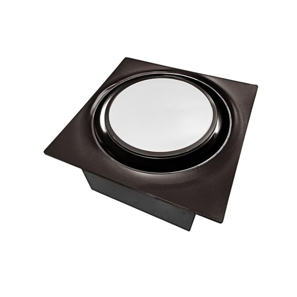Aero Pure Fans ABF110DH L6 OR ABF Series 110 CFM Bath Fan with Light & Humidity - Round in Oil Rubbed Bronze